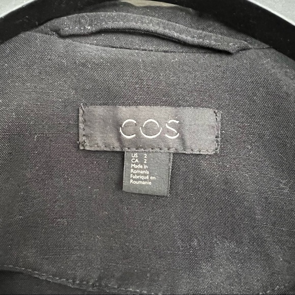 COS Long Black Classic Blazer - Picture 4 of 4